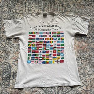 Vintage 90s University At Stony Brook FSS Orientation Team Tee
